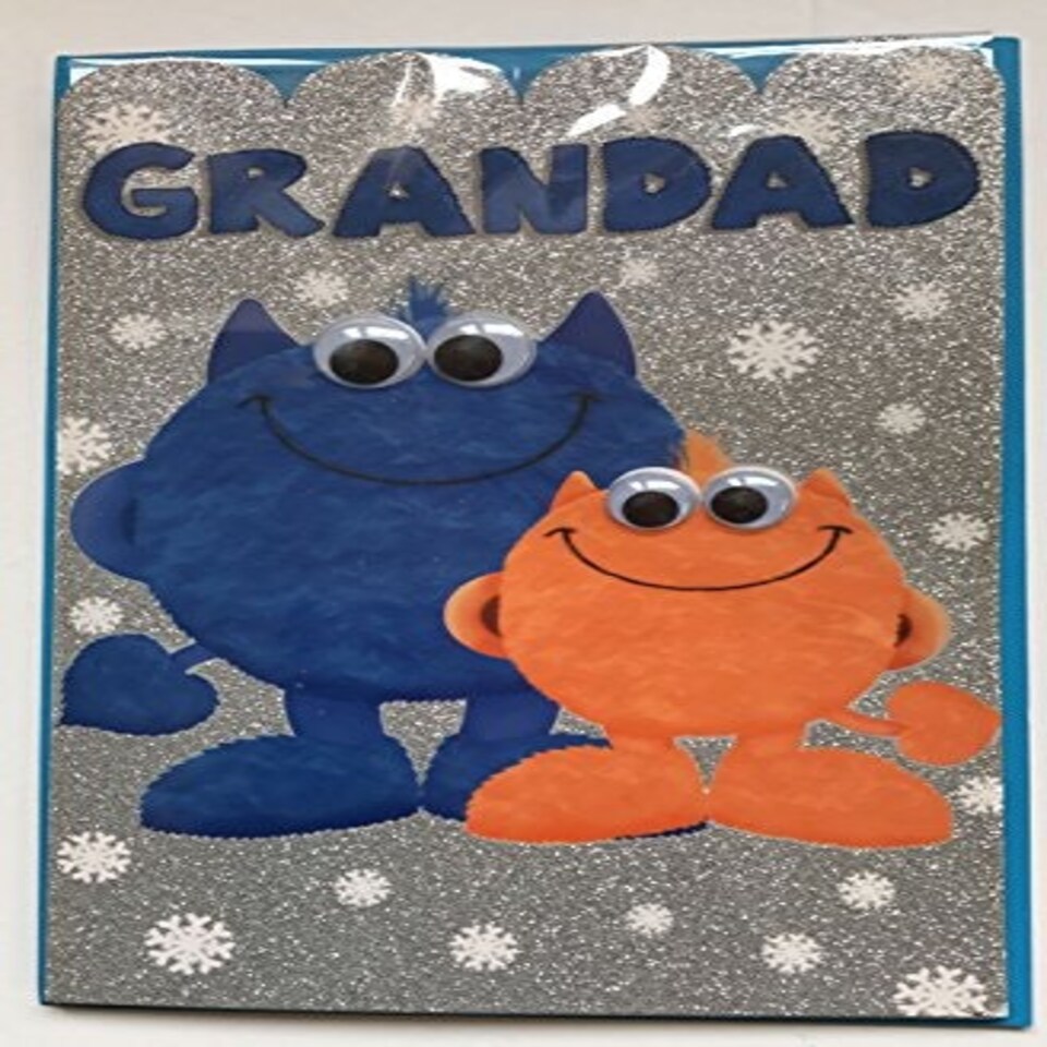 image 1 of Grandad My Monsters Christmas Card