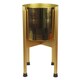 image 2 of Medium Gold Planter Stand (Planter not included) 38.5cm x 18cm | Gold