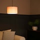 image 6 of ValueLights Reni Pair Blush Fabric Small Drum Ceiling Shades