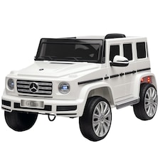HOMCOM Mercedes Benz G500 12V Kids Electric Ride On Car w/ Remote Control White