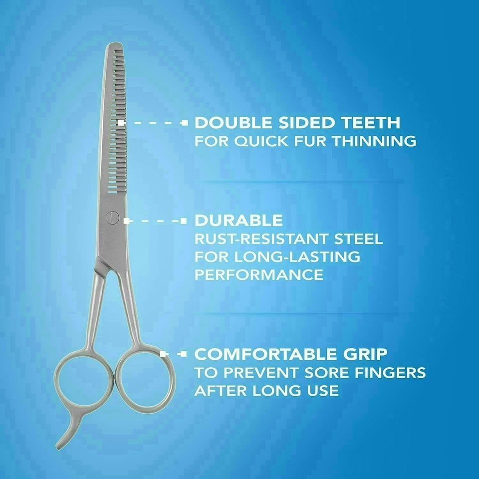 image 1 of Wahl Steel Thinning Scissors for Pets 6.5 Inch