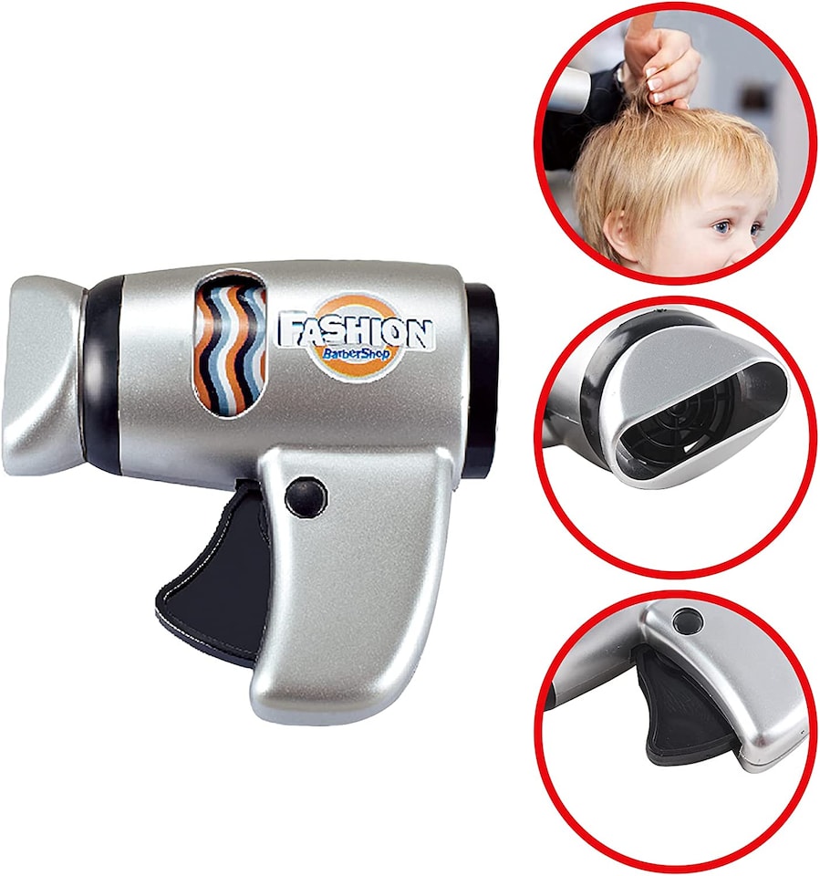 image 1 of Stylist Hairdresser Barber Salon Tool Role Play Set Realistic Toys with Accessories Included - Great Pretend Play Set for Kids