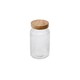 image 7 of Glass Storage Jar with Wooden Lid | Clear | Large | 3