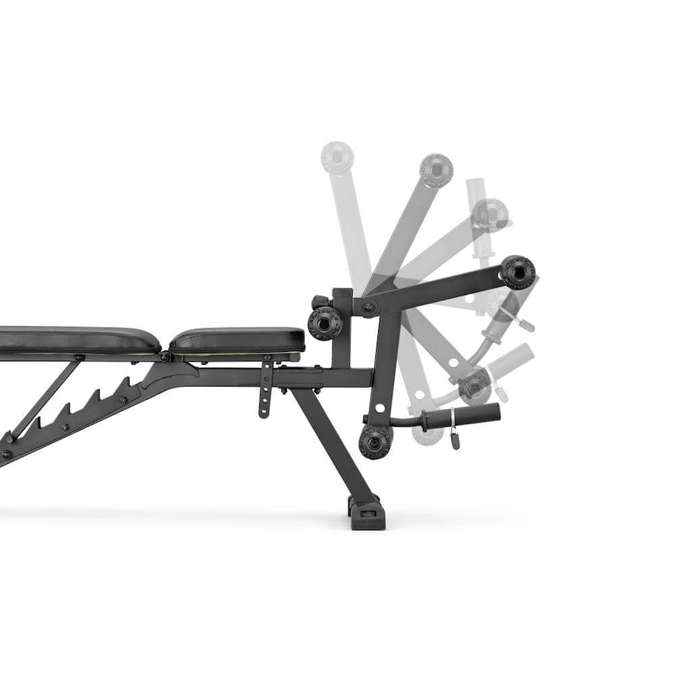 image 1 of Adidas Performance Adjustable Weight Bench — 6-Position, Leg Developer & Removable Preacher Pad, Black | Multi | BLACK | 181 (L) x 60.5 (W) x 120 (H) cm