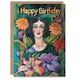 image 1 of Florist Flower Shop Oil Woman Her Birthday Card