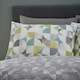image 9 of Retro Circles Reversible Duvet Cover Set | Yellow | Ochre