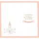 image 2 of Pink Spire Church & Sentiment Verse Granddaughter Christening Congratulations Card