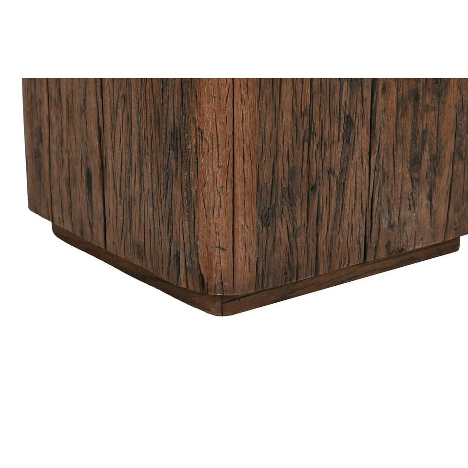image 1 of Side table Home ESPRIT Brown Recycled Wood 61 x 61 x 50 cm N/A
