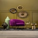 image 2 of Elegant Design Nickel And Bronze Finish Wall Mirror, Mid Century Hallway Mirror, Versatile Bedroom Mirror Multi