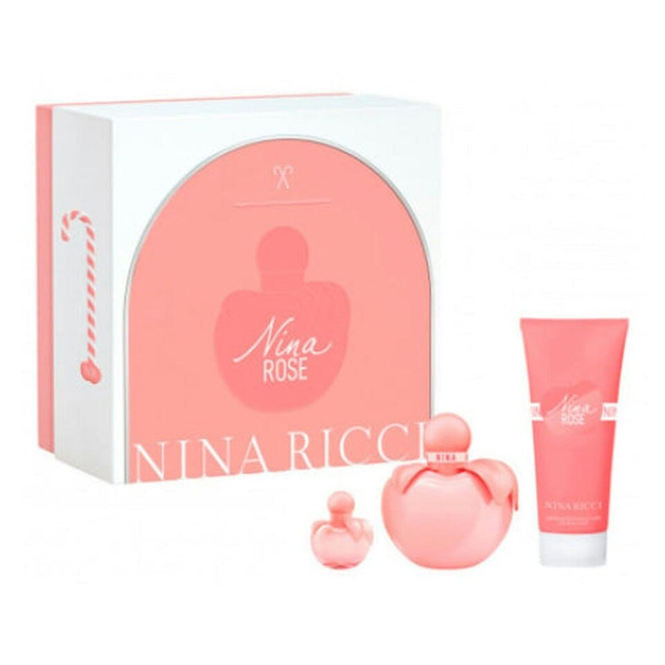 image 1 of Nina Ricci Nina Rose Gift Set 50ml EDT + 75ml Body Lotion
