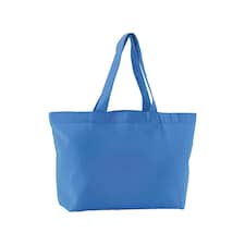 Westford Mill EarthAware Twill Shopper Bag - Cornflower Blue - One Size Blue