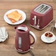 image 2 of Daewoo Cascade Matching Kettle & 2-Slice Toaster Set 1.7 L 3 kW Fast Boil Black | 2-slice