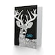 image 2 of Stag White Folk Design Deer Fathers Day Dad Card