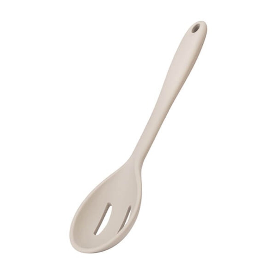 image 1 of Fusion Twist Silicone Slotted Spoon Grey