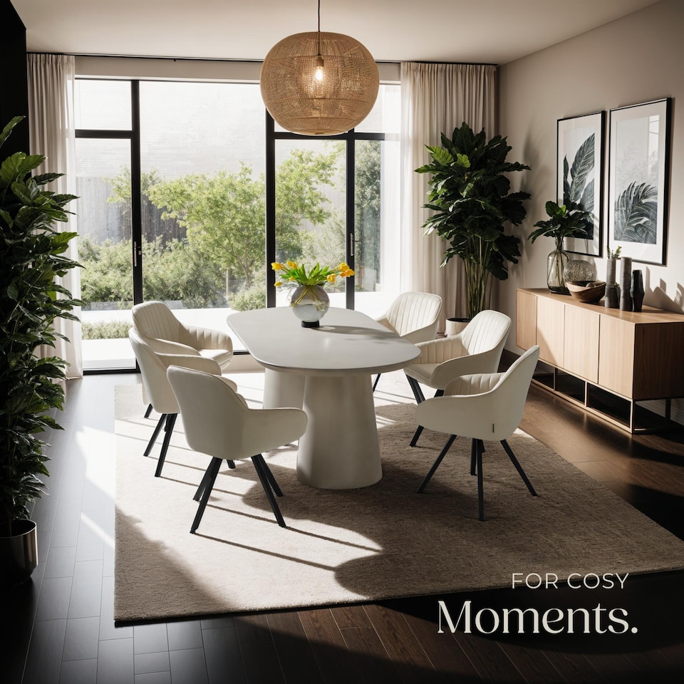 image 1 of Lounge Armchair Living Room Accent Chair 360 Swivel Slim Steel Legs Velvet Fabric | Cream | cream | 1