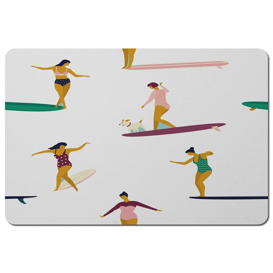 image 1 of Female Surfers (Placemat)