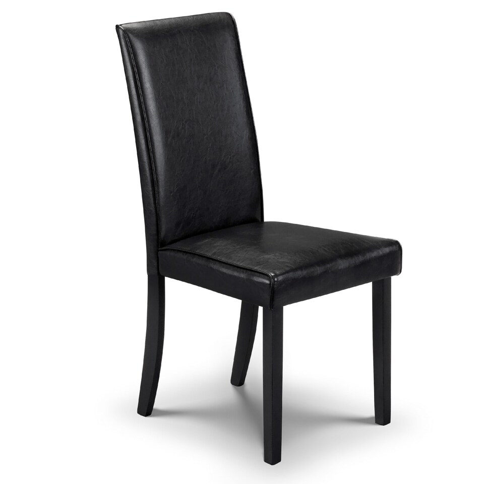 image 1 of Kensington Elegant Black Dining Chairs - Set of 2