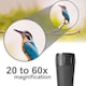 image 6 of Nedis 20-60x60 HD Spotting Scope with Tripod and Carrying Bag, 45 Degree Angled Telescope for Target Shooting Wildlife Bird Watching - Black
