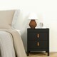 image 4 of Barcelona 3 Piece Bundle, Bedside, Chest and 3 Door Wardrobe in Matt Black