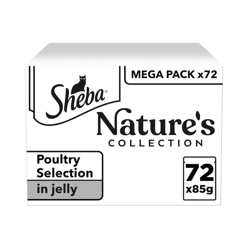 Sheba Cat Food Natures Collection Poultry In Jelly 72x85g x 1
