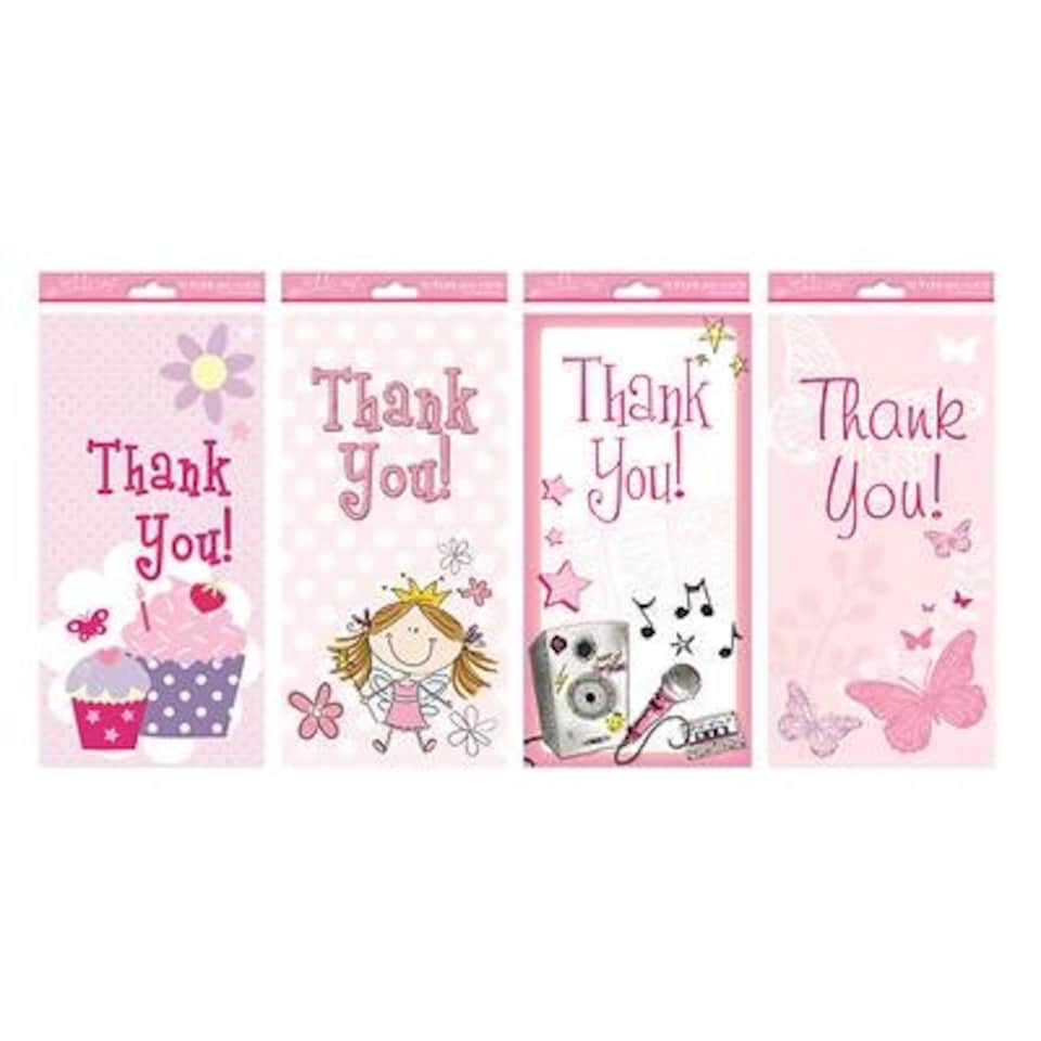 image 1 of 16 Thank You Cards Girl