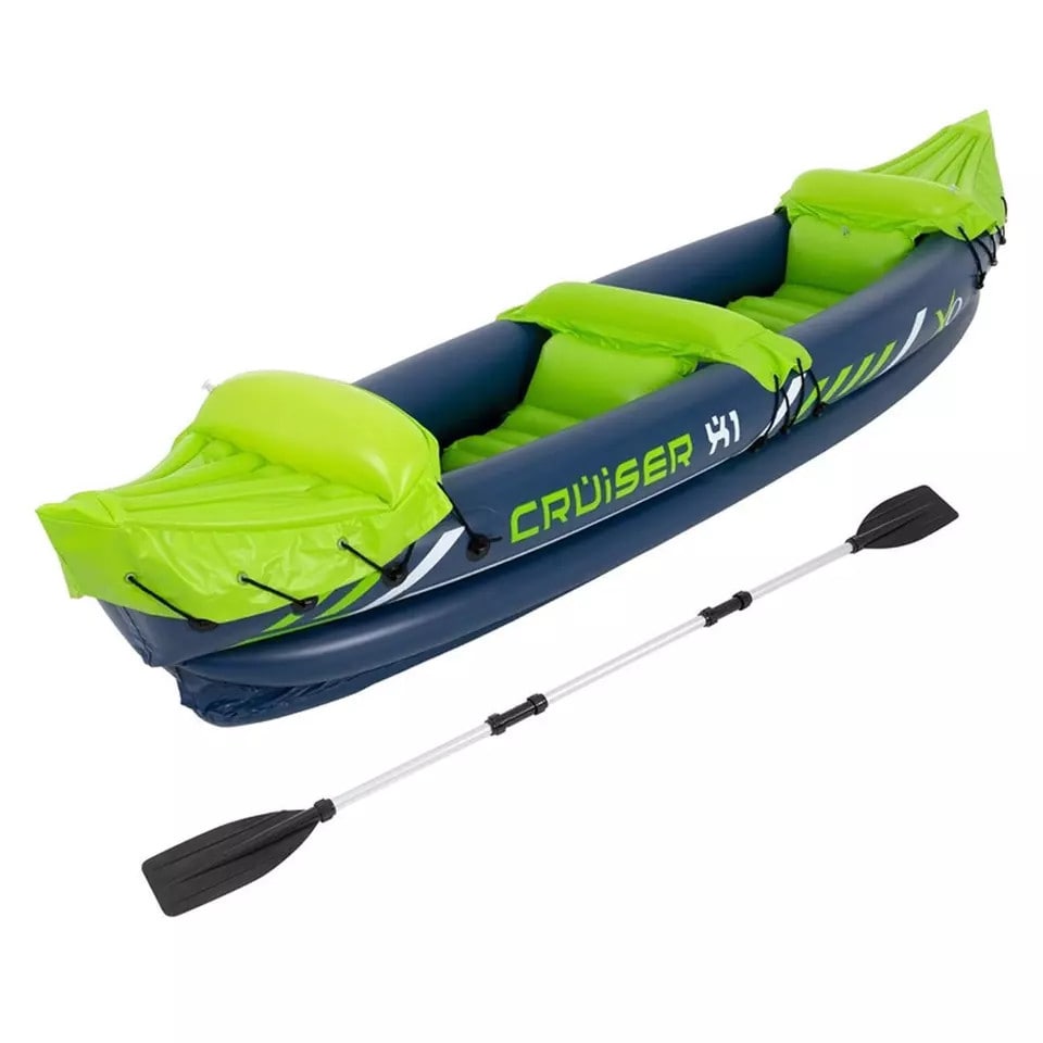 image 1 of XQ Max Cruiser 2-Person Inflatable Kayak Boat with Paddle