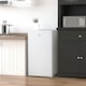 image 2 of HOMCOM 91L Freestanding Under Counter Fridge with Reversible Door