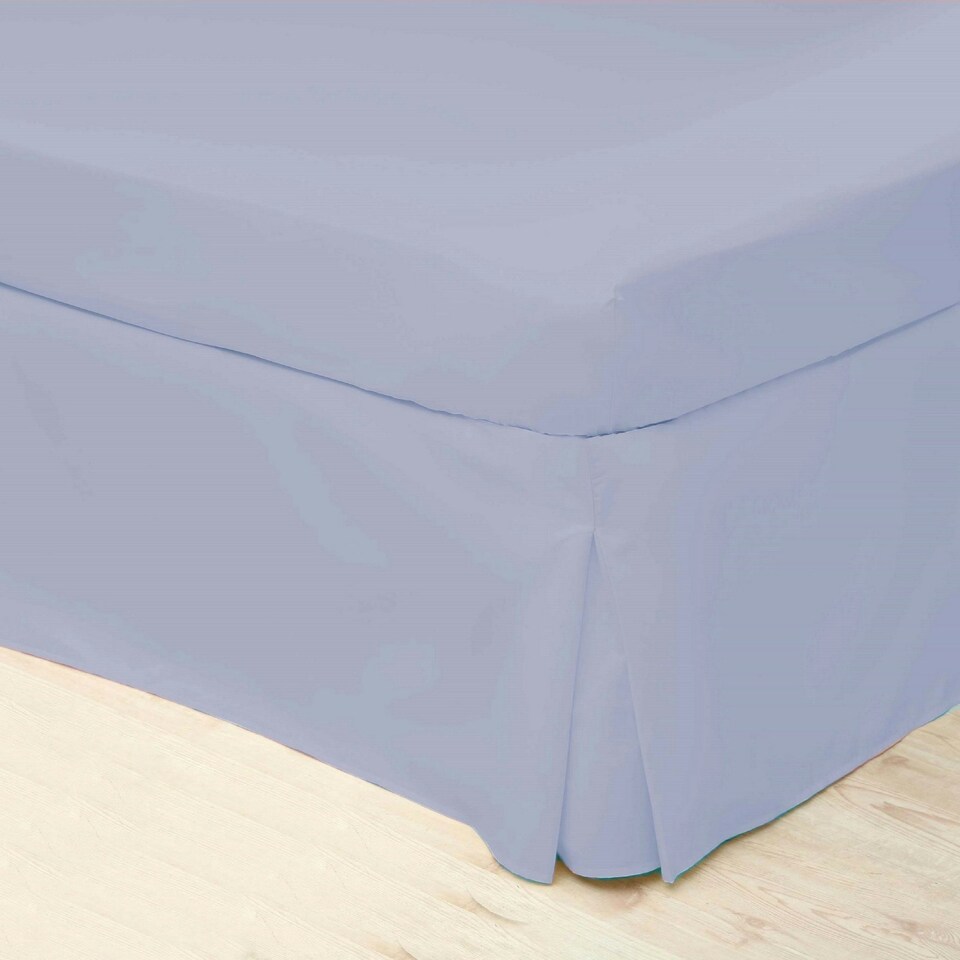 Belledorm Easycare Percale Platform Valance - Heather - Single