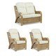 image 1 of Desser Opera Light Oak Rattan 2 Seater Sofa Set in Jasper - Conservatory Sofa Suite