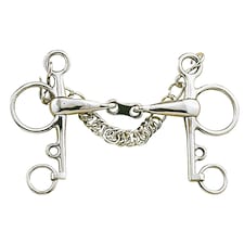 Lorina French Link Pelham - Silver - 5.5in