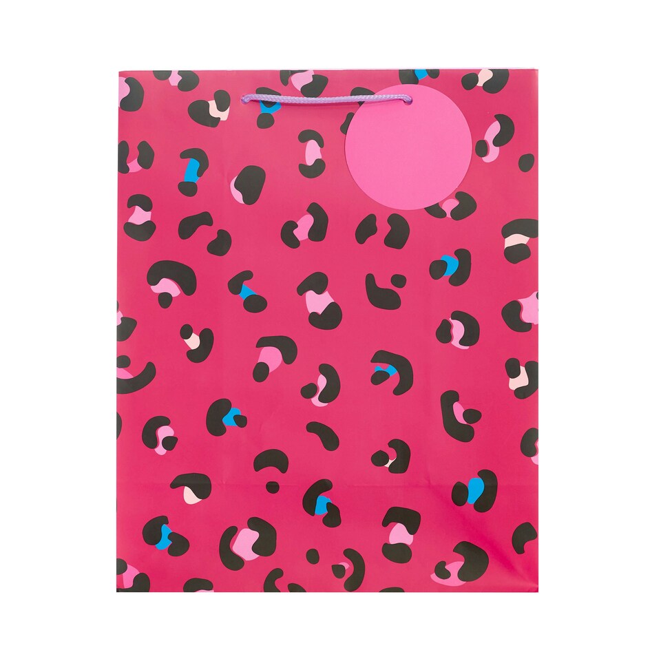 image 1 of Essentials Animal Print Large Gift Bag - Pack of 3