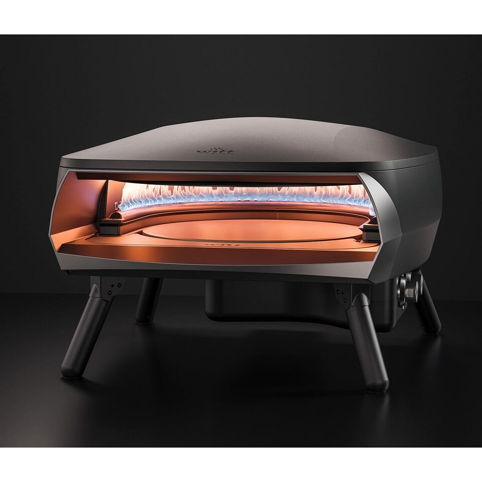 image 1 of Witt 16inch Pizza Oven 15-minutes Pre-Heat Rotating Stone - Black