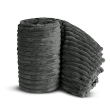 Velosso Super Soft Chunky Cord Blanket Throw