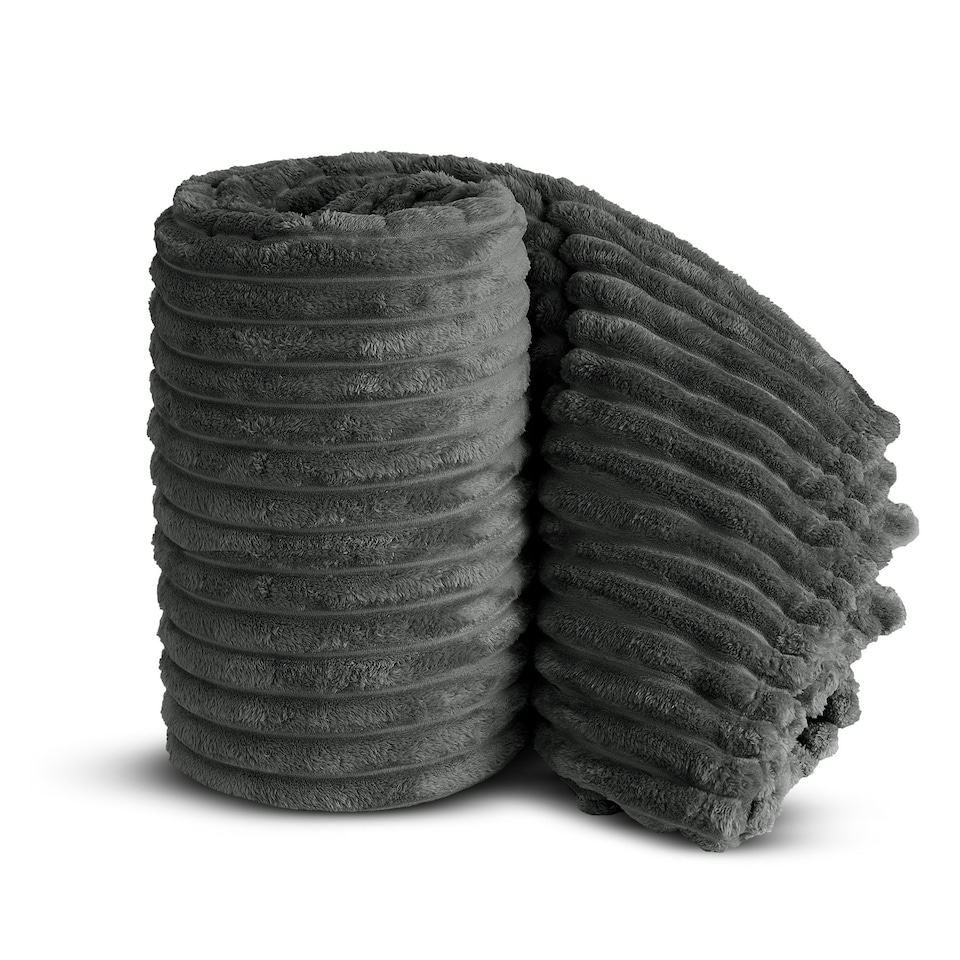 Velosso Super Soft Chunky Cord Blanket Throw