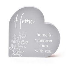 Widdop Sentimental Moments Heart Plaque Ornament - Home