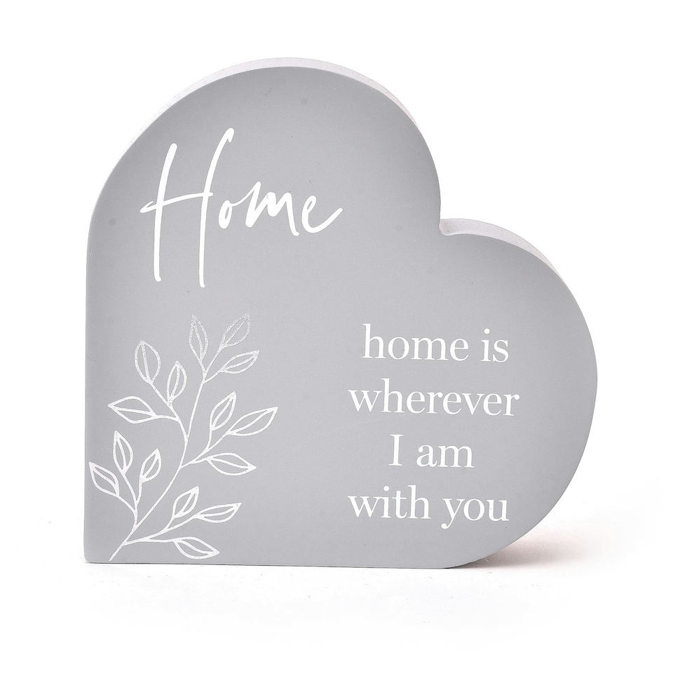 Widdop Sentimental Moments Heart Plaque Ornament - Home