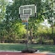 image 2 of Yaheetech Height-Adjustable Basketball Hoop Black/White