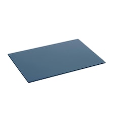 Harbour Housewares Glass Kitchen Chopping Board - 30 x 20cm - Hague Blue - Cutting Board Worktop Saver Worksurface Protector Glass Chopping Board Blue