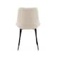 image 5 of SONARA Modern Set of 4 Velvet Dining Chairs with Ergonomic Upholstered Seat