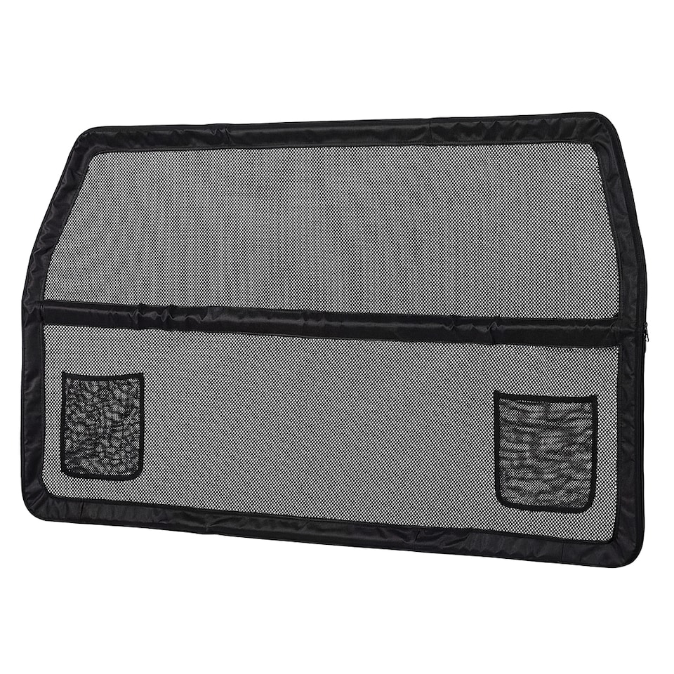 image 1 of Skylos Dog Car Barrier Net Mesh Dog Guard Safety Boot Back Seat Pet Barrier