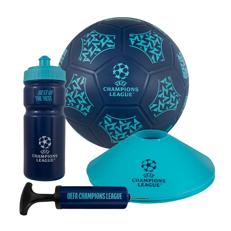 image 1 of UEFA Champions League Football Training Set | Blue | Blue | One Size | 1