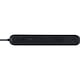 image 3 of Masterplug 6 Socket Extension Lead with 2m Cable, Wall-Fixing, Black