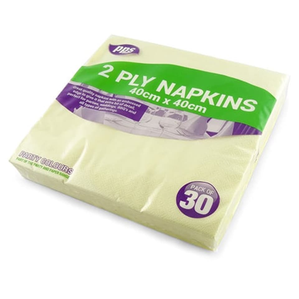 image 1 of Champagne Paper Luncheon Napkins 40cm 2 Ply - Pack of 30