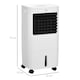 image 5 of HOMCOM 3-in-1 Portable Air Cooler with 15 Litre Capacity and Ice Boes, Evaporative Cooler Fan with Automatic Oscillation, 3 Modes, 3 Speeds for Home, Bedroom, Office, White