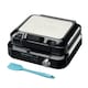 image 2 of Cooks Professional Digital Dual Waffle Maker Iron Machine with Non-Stick Plates, Adjustable Temperature & Spatula - 1500W
