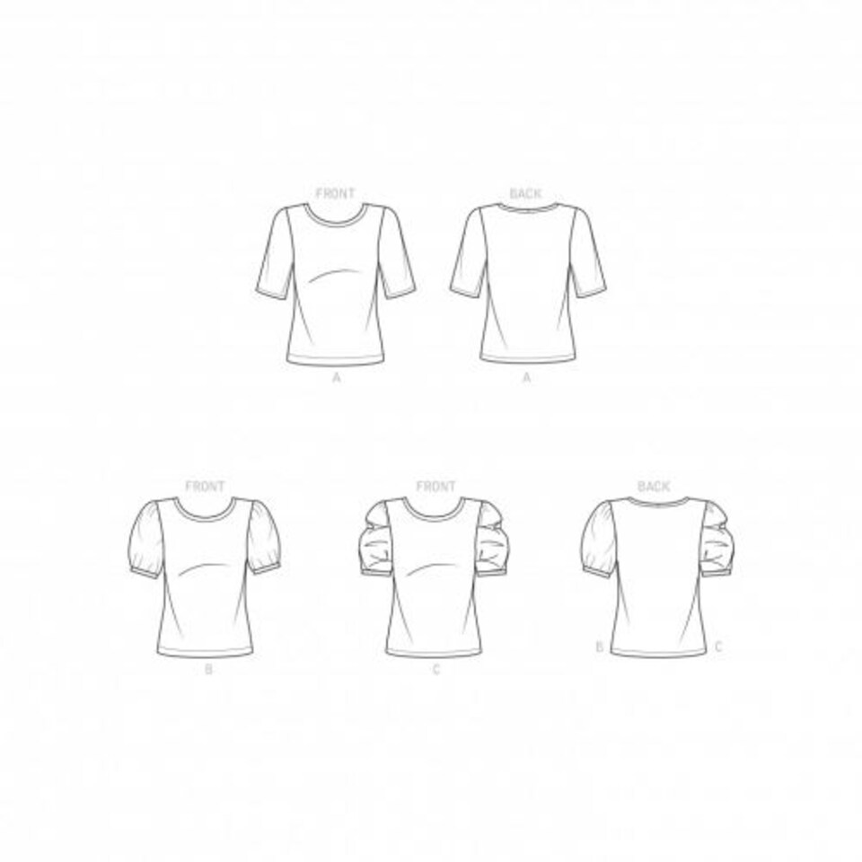 image 1 of Simplicity 9273 Paper Sewing Pattern – Women’s Top, Size A (XXS–XS–S–M–L–XL–XXL), Easy