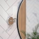 image 3 of ValueLights Canya Chrome IP44 Rated Bathroom Frosted Reeded Glass Wall Light