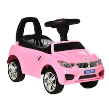 HOMCOM Ride on Car Baby Toddler Walker Foot to Floor Sliding Car Slider Pink