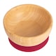 image 1 of Tiny Dining Children's Bamboo Suction Bowl - Red | Red | Red