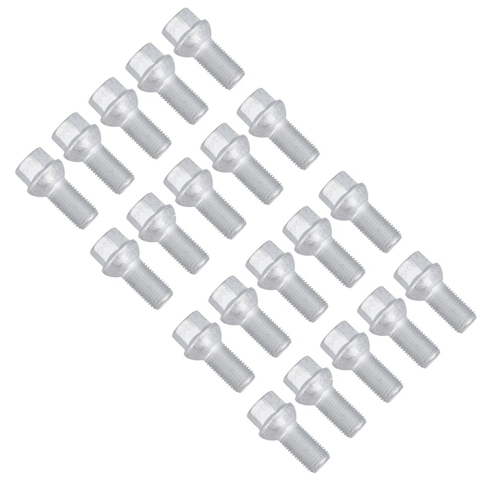 image 1 of M14 x 1.5 Replacement Wheel Bolts Spherical for Trailer Hubs Hub Pack of 20